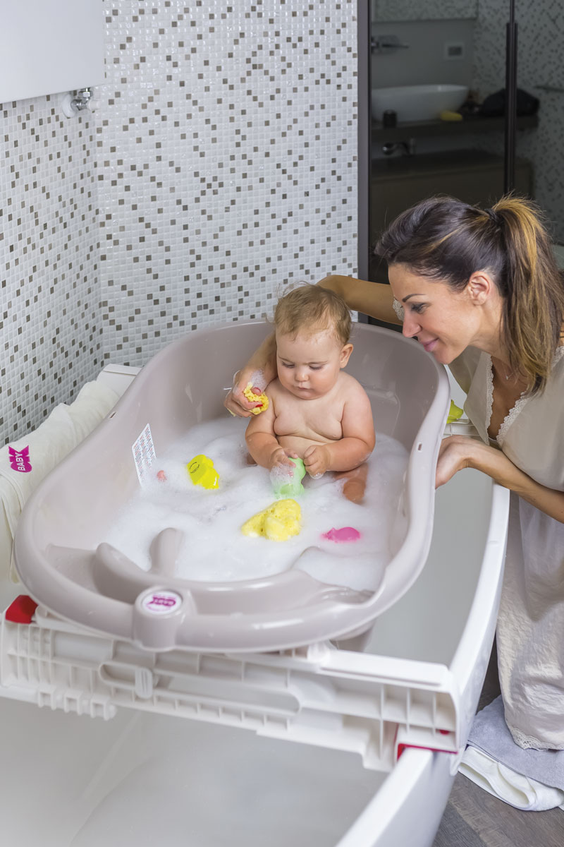 OkBaby Pink Onda Slim Bath Tub : : Baby Products