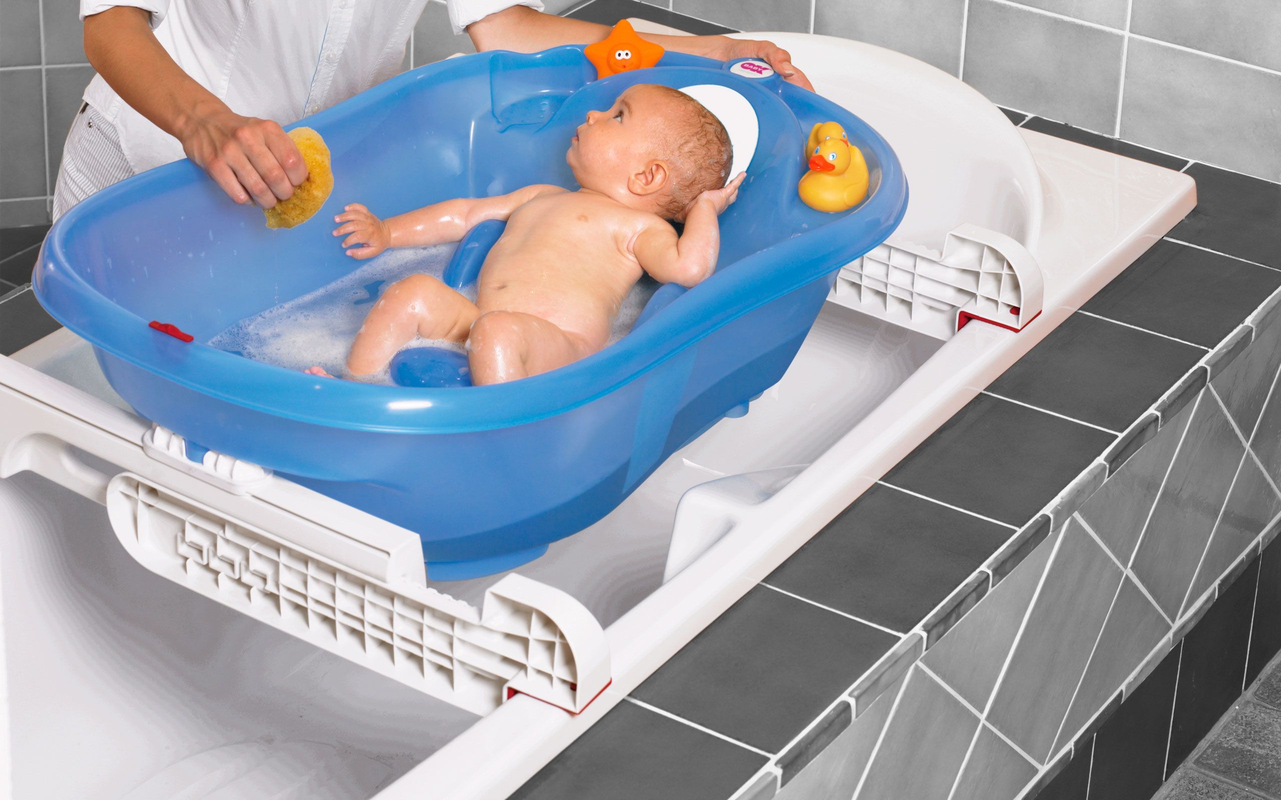 Ok Baby vasca bagnetto Onda Evolution con barre di supporto prezzo 69,80 €